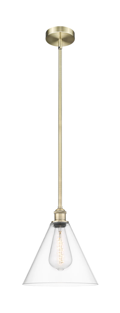 Edison Mini Pendant Antique Brass Glass