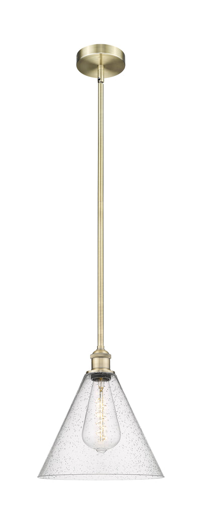 Edison Mini Pendant Antique Brass Glass
