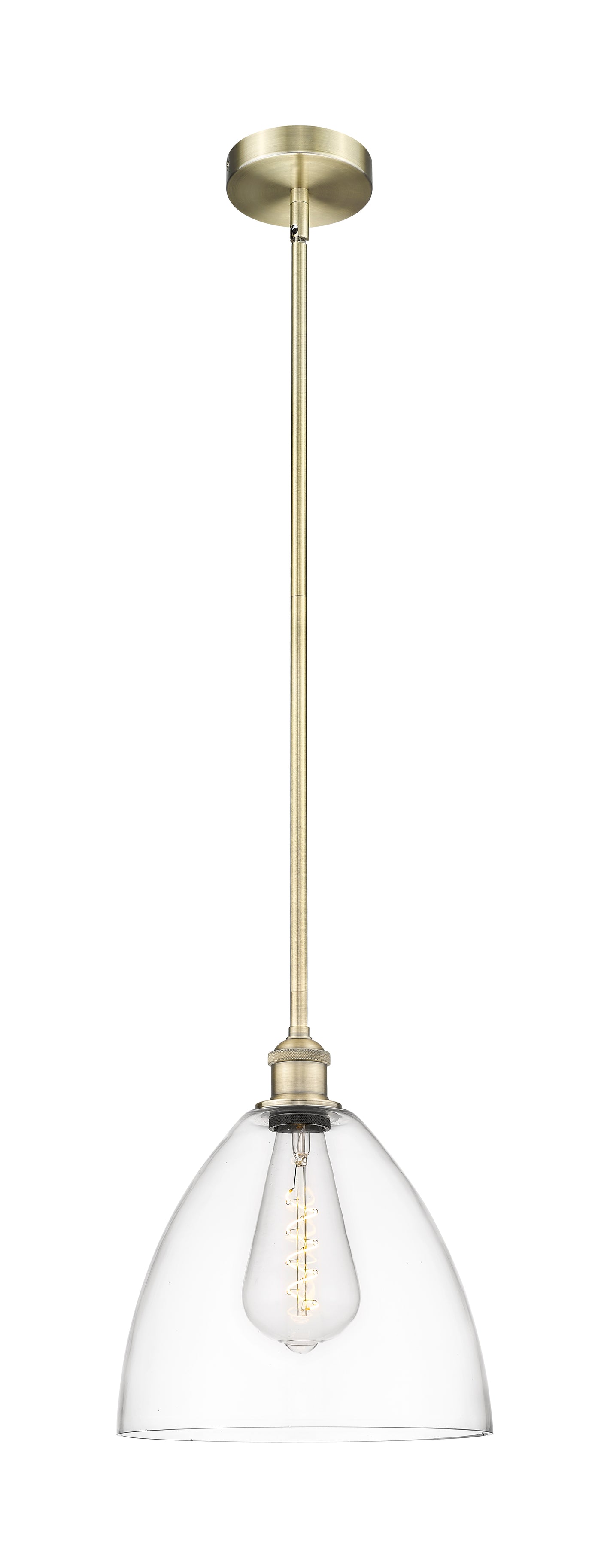 Edison Mini Pendant Antique Cast Brass