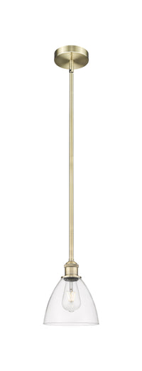 Edison Mini Pendant Antique Brass 9 Inches