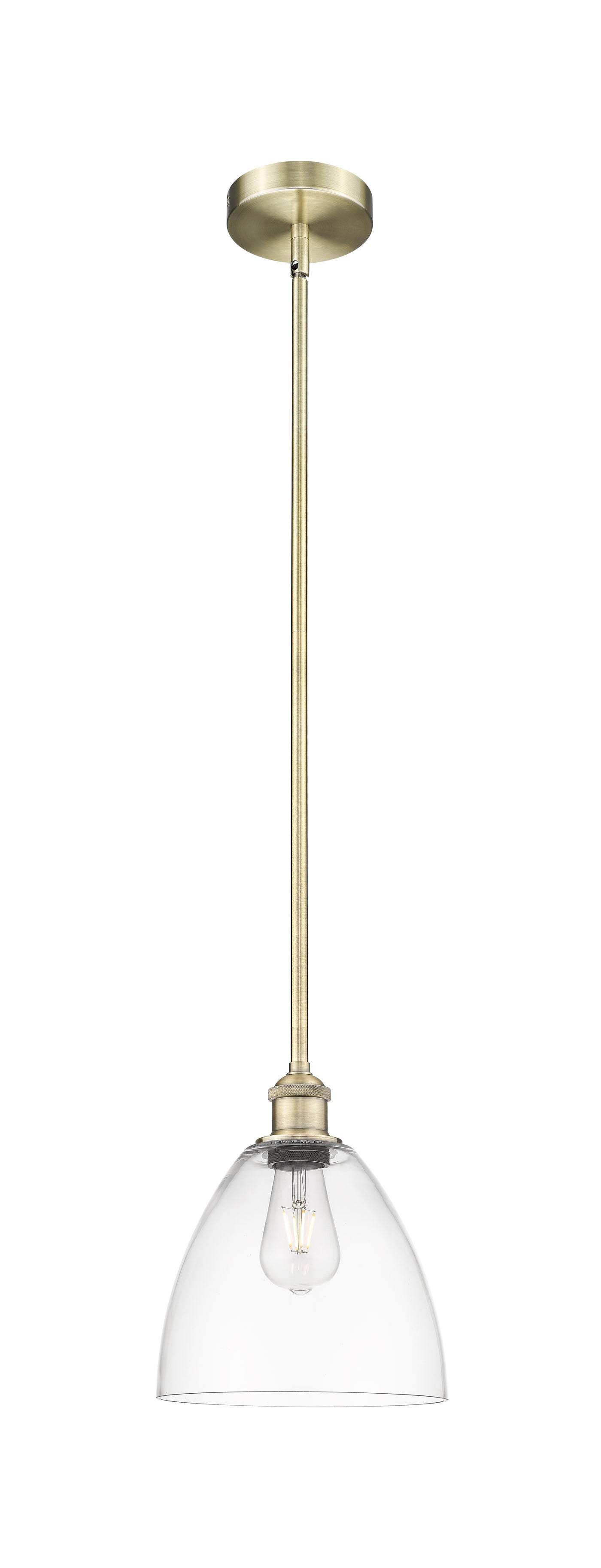 Edison Mini Pendant Antique Brass Finish