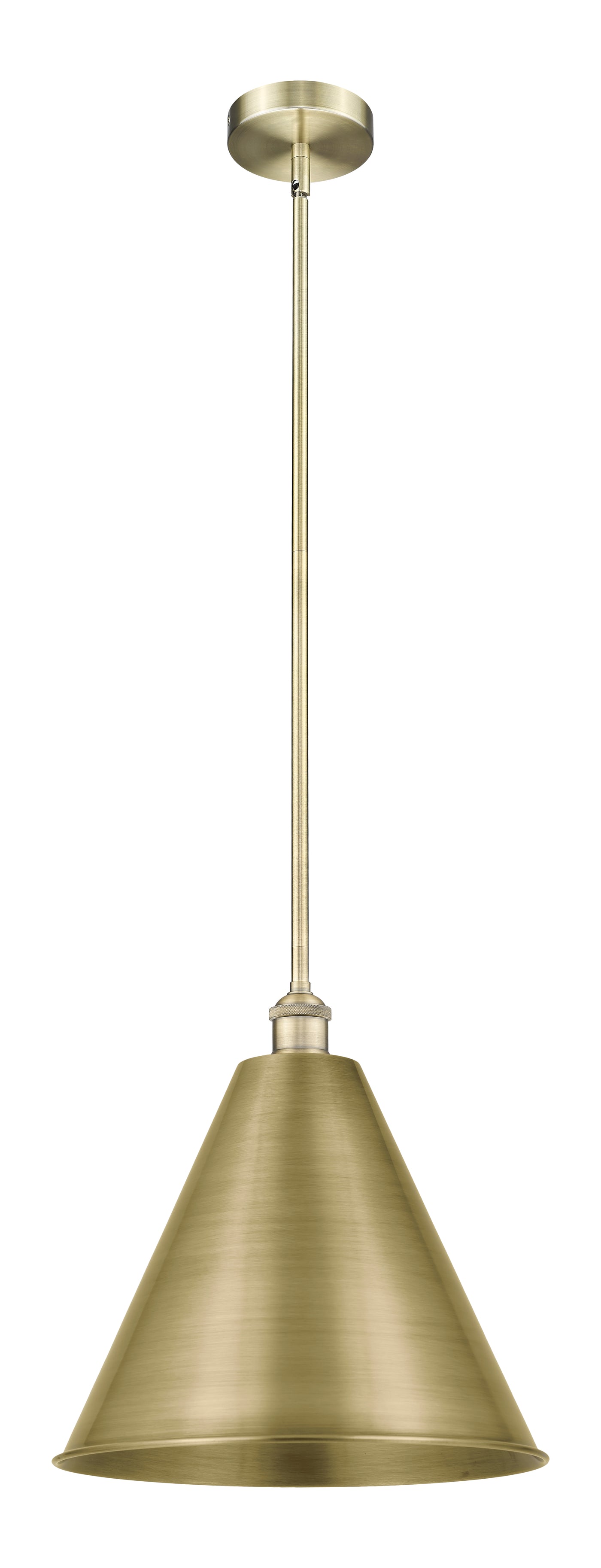 Edison Mini Pendant Antique Brass Finish