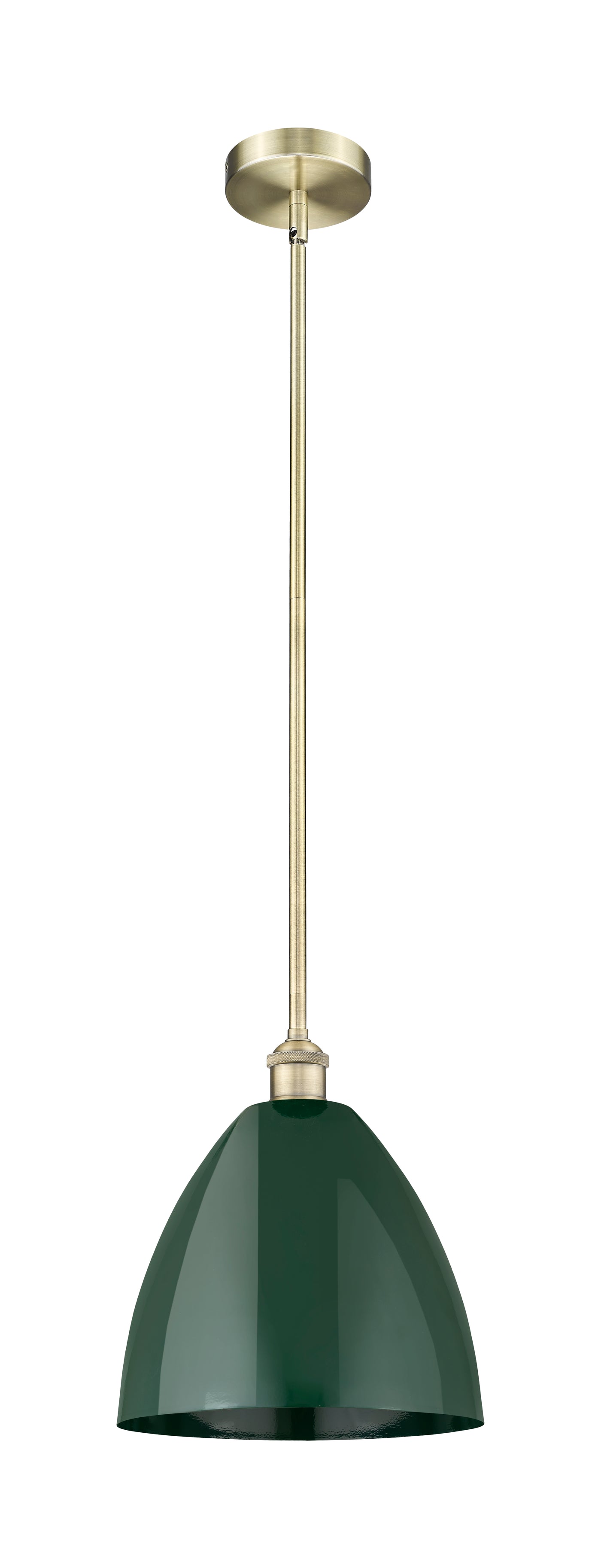 Edison Mini Pendant Cast Brass 12 Inch
