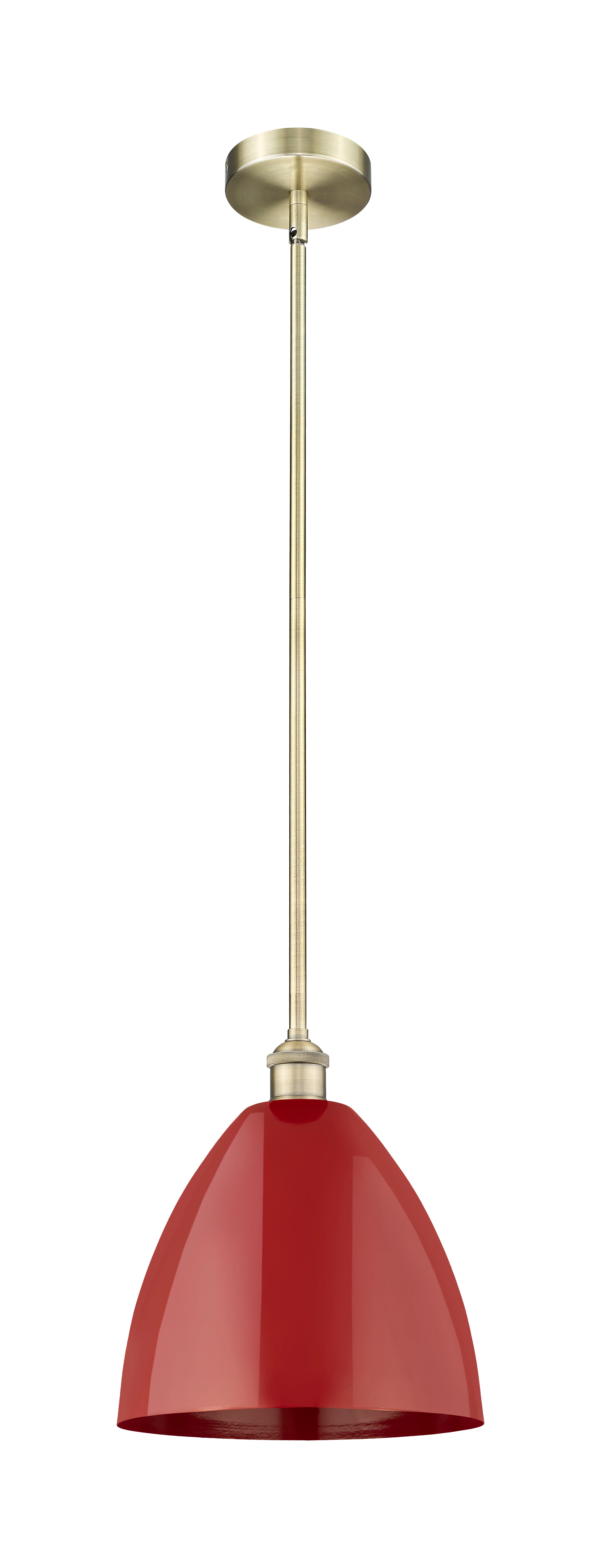 Edison Mini Pendant Cast Brass 12 Inch