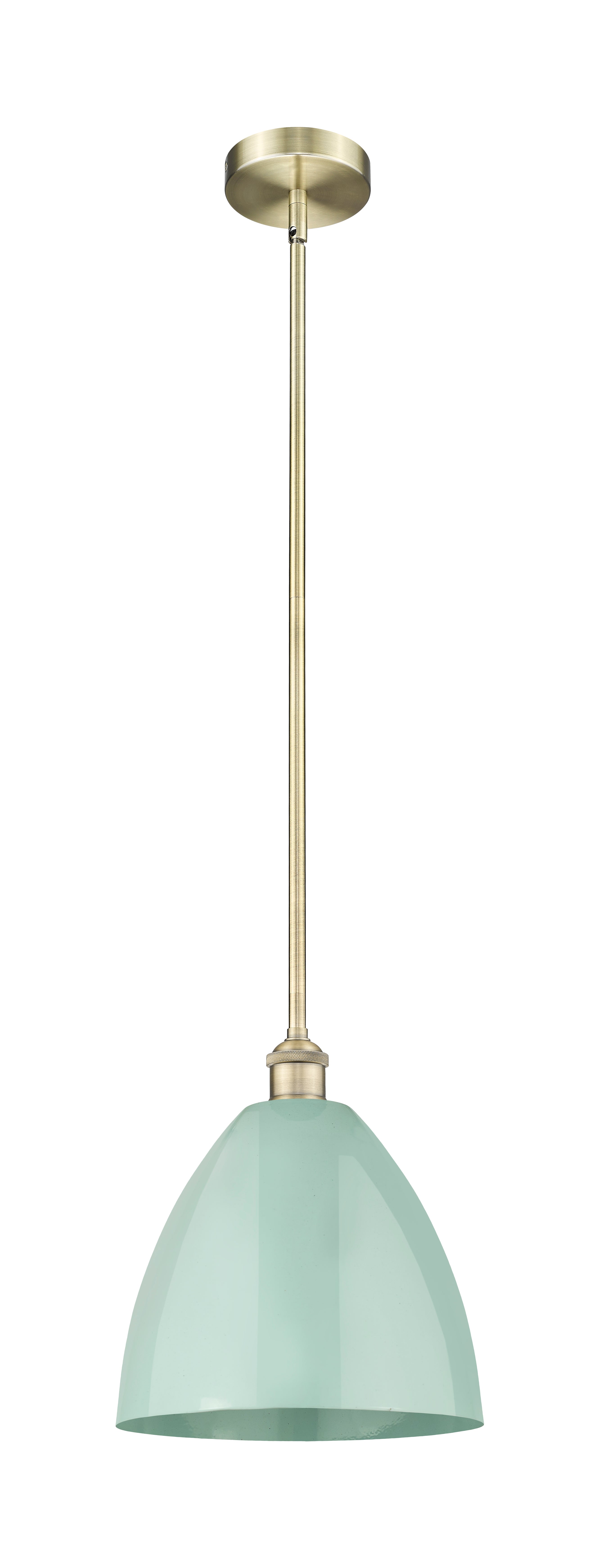Edison Mini Pendant Cast Brass 12 Inch