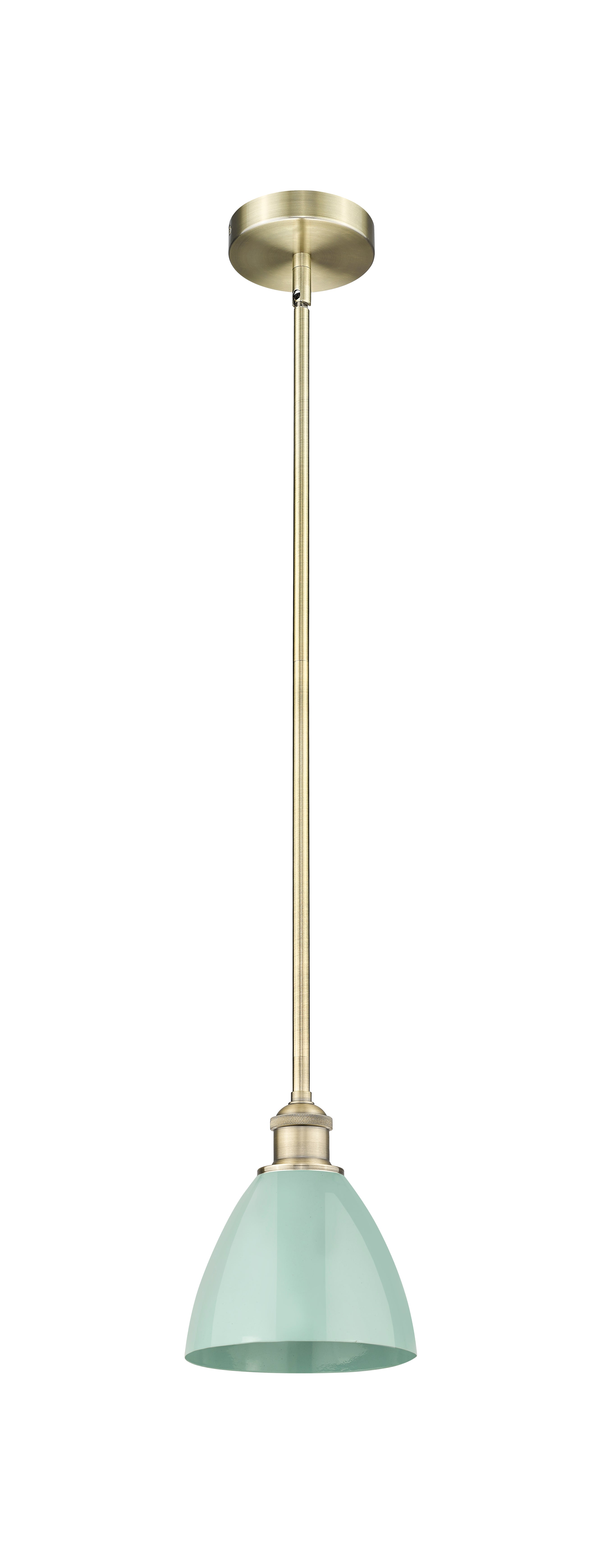 Edison Mini Pendant Antique Brass Finish