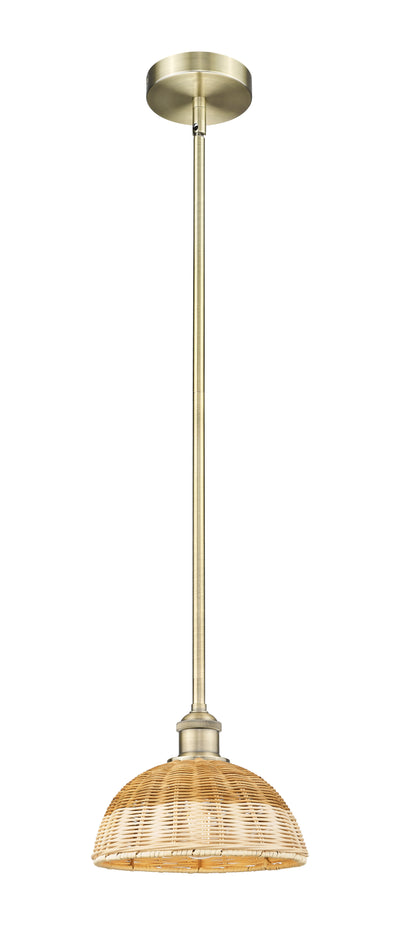 Edison Mini Pendant Antique Brass 9 Inch