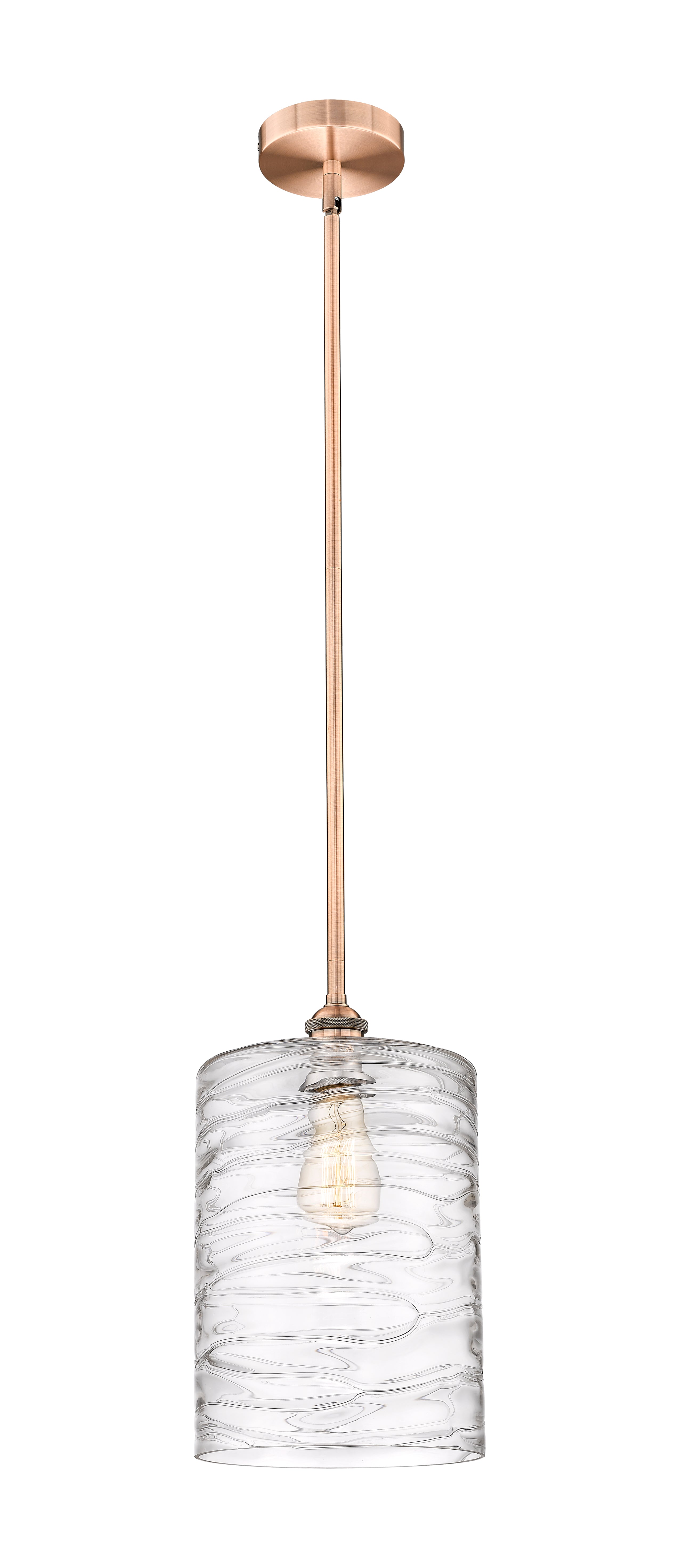 Edison Mini Pendant Antique Brass Cast