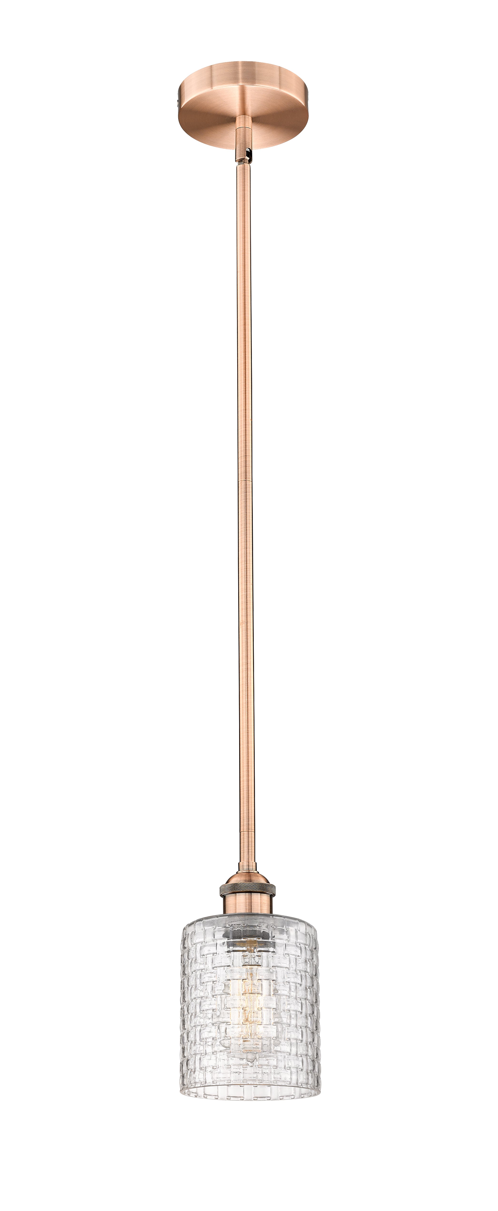 Edison Mini Pendant Antique Brass Finish