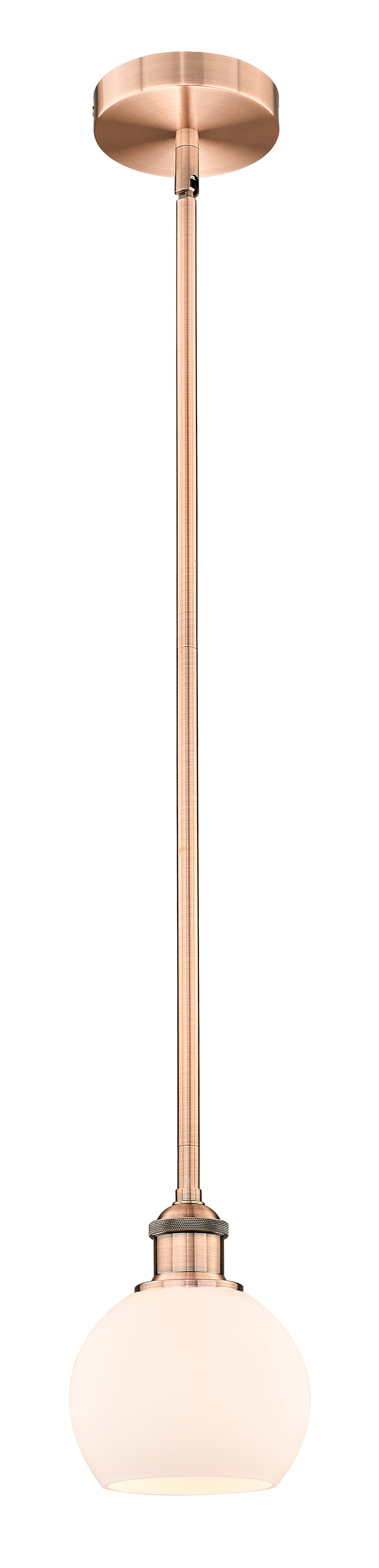 Edison Mini Pendant Antique Brass Finish