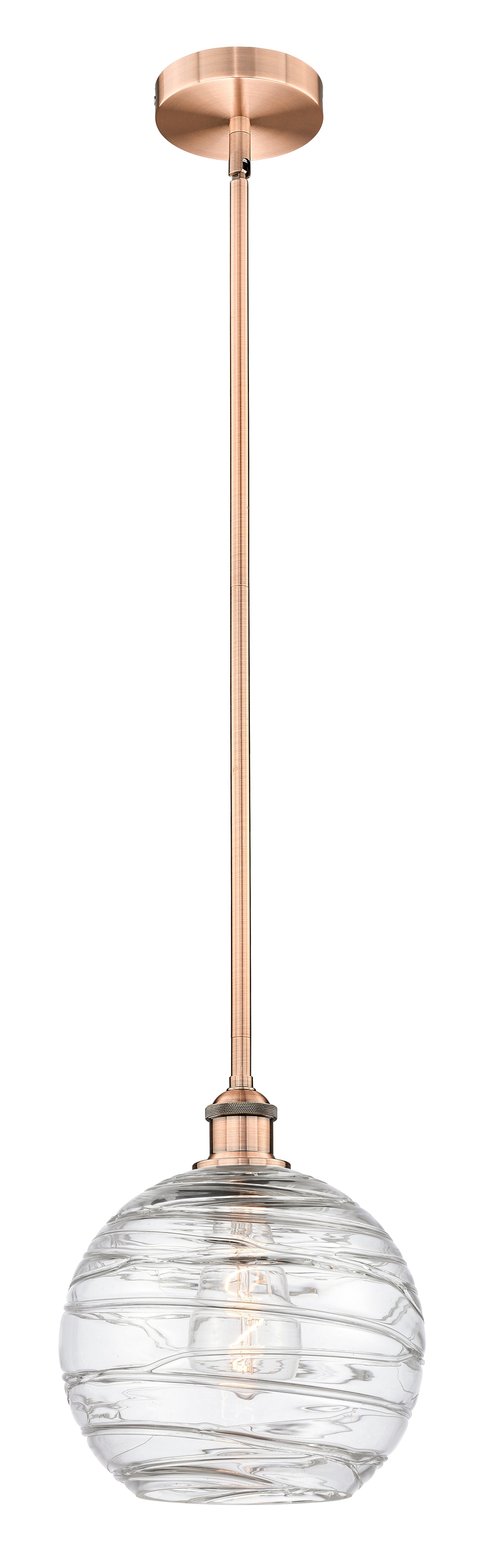 Edison Mini Pendant Antique Brass Finish