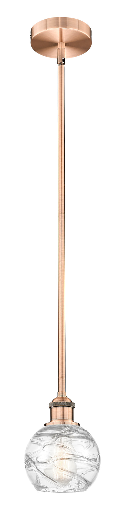 Edison Mini Pendant Antique Brass Finish