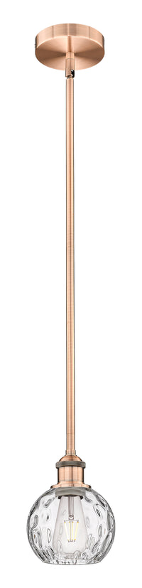 Edison Mini Pendant Antique Brass 6 Inch