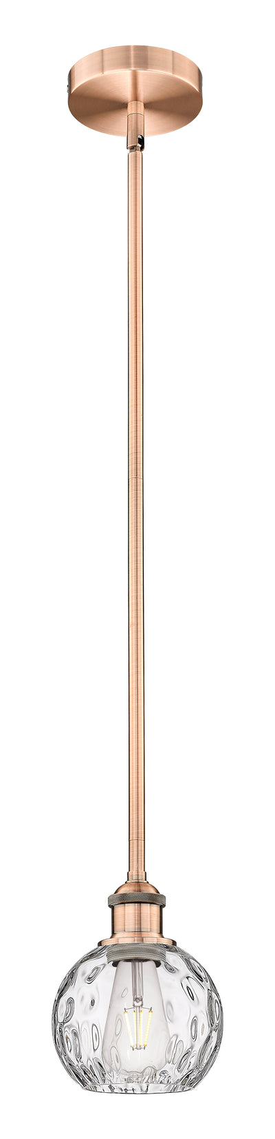 Edison Mini Pendant Antique Brass Finish