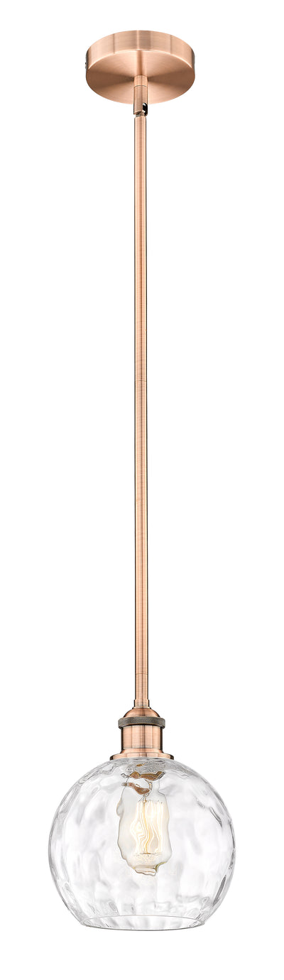 Edison Mini Pendant Antique Brass 8 Inch