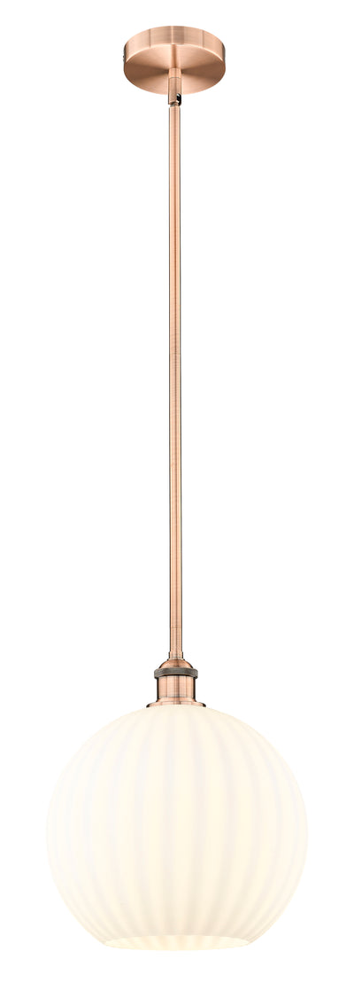 Edison Mini Pendant Cast Brass 12 Inch