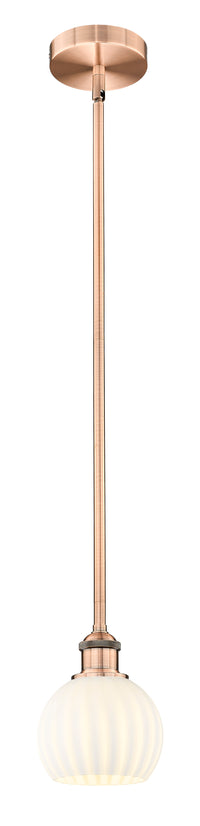 Edison Mini Pendant Antique Brass 6 Inch