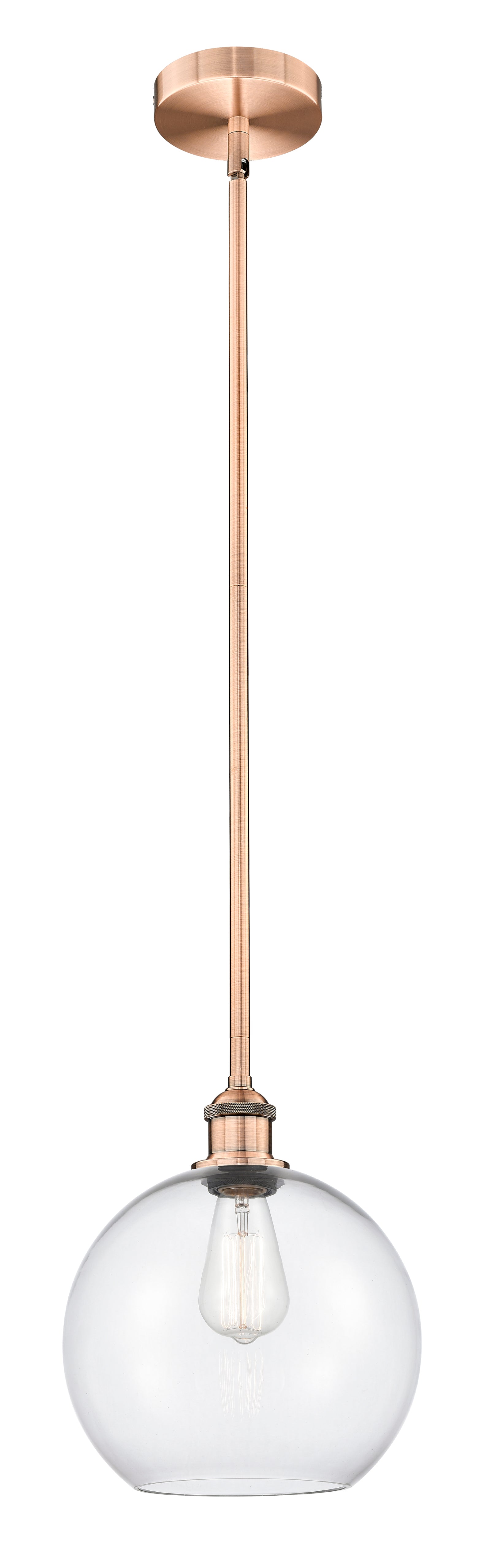 Edison Mini Pendant Antique Brass Finish