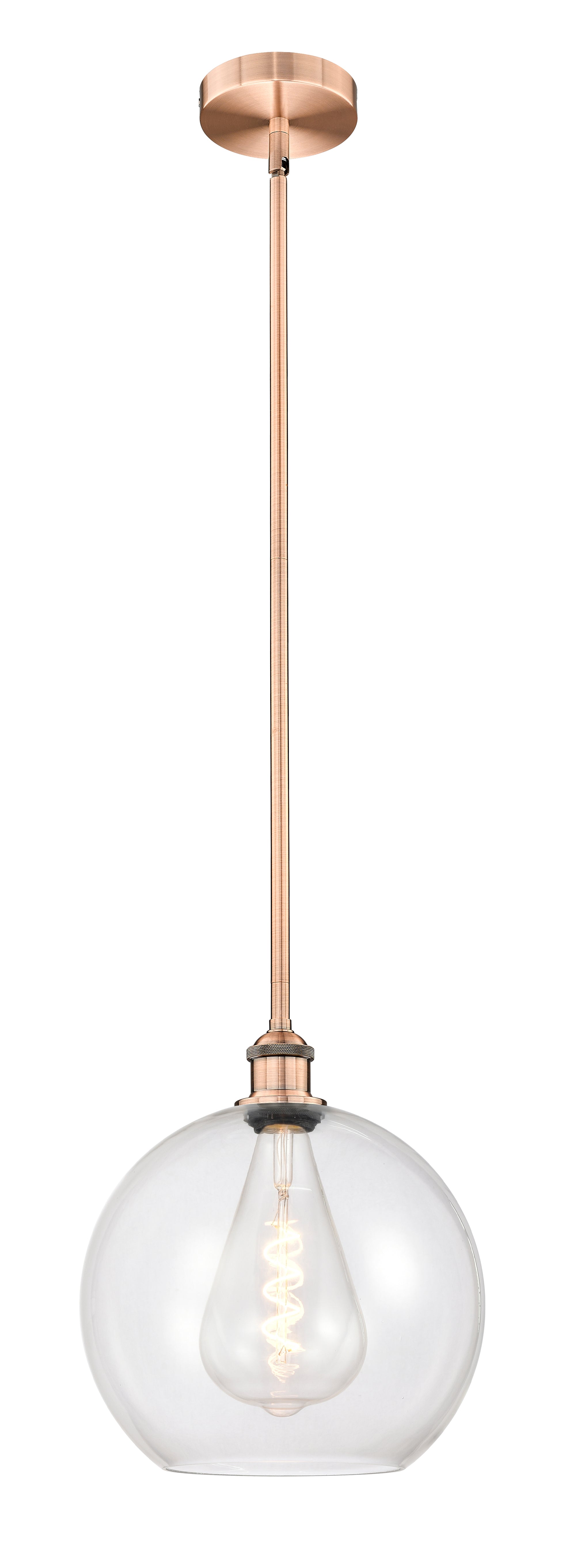 Edison Mini Pendant Antique Brass Finish
