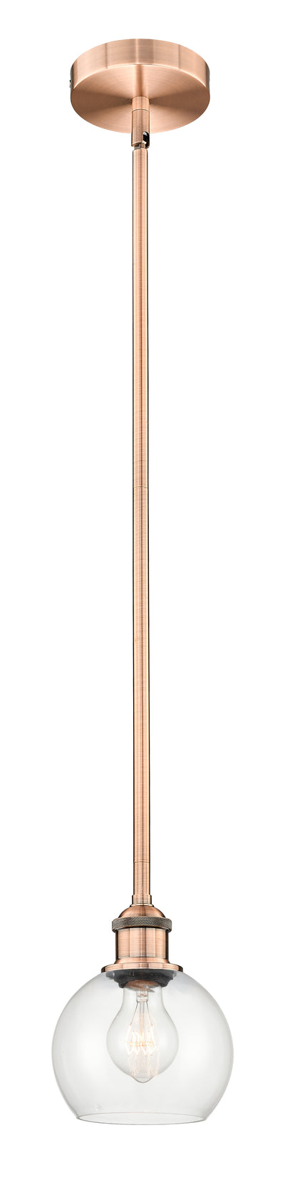 Edison Mini Pendant Antique Brass Finish