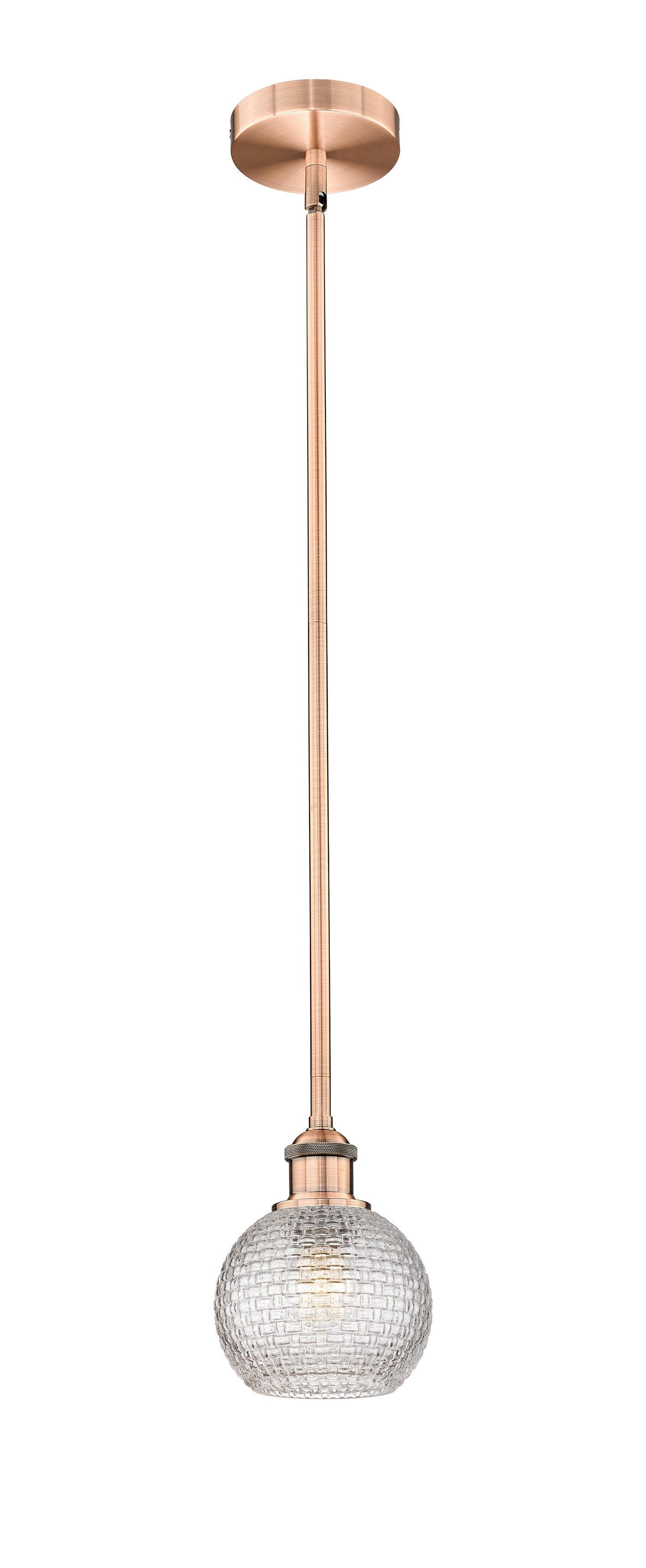 Edison Mini Pendant Antique Brass Finish