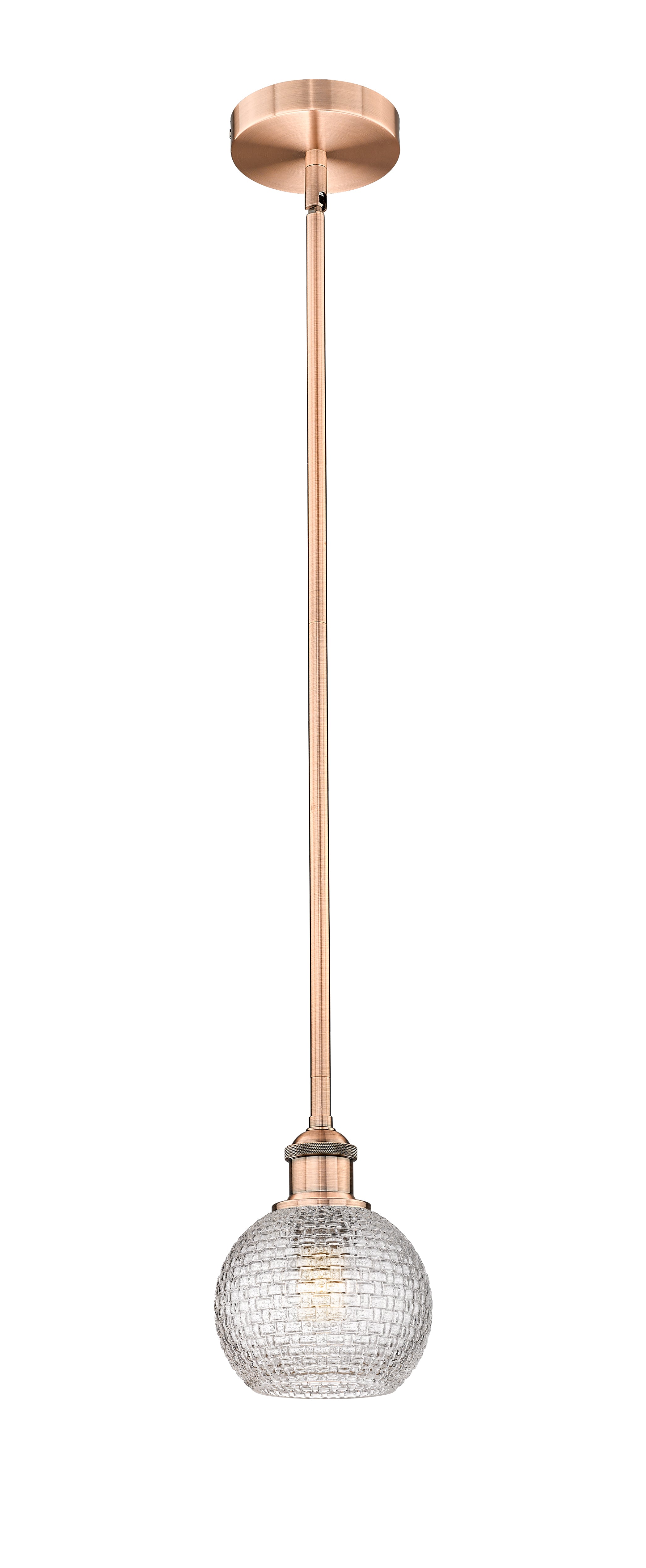 Edison Mini Pendant Antique Brass Finish