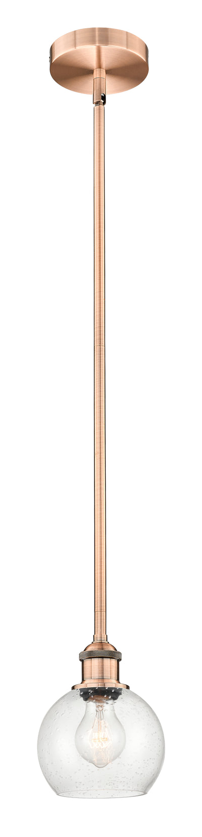 Edison Mini Pendant Antique Brass Finish