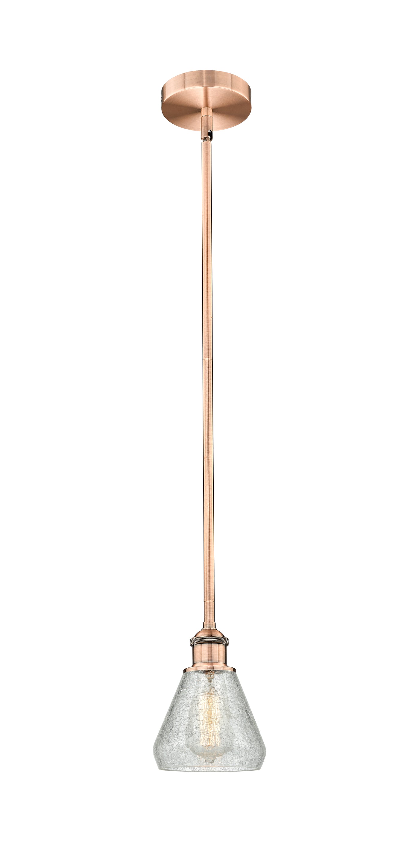 Edison Mini Pendant Antique Brass Finish