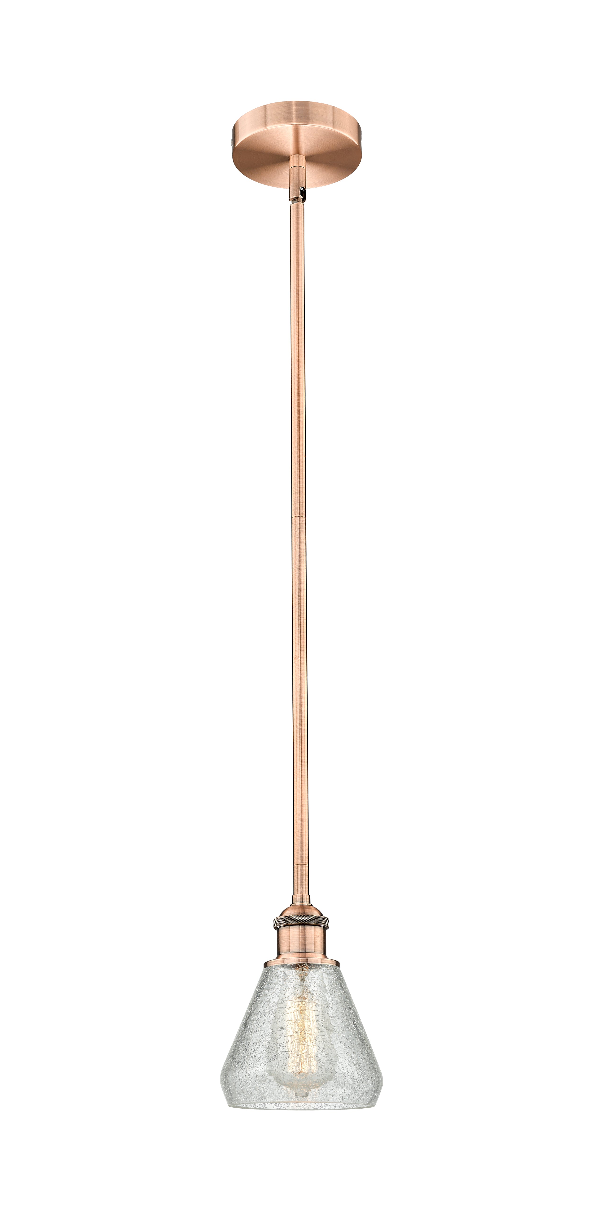 Edison Mini Pendant Cast Brass Antique Finish