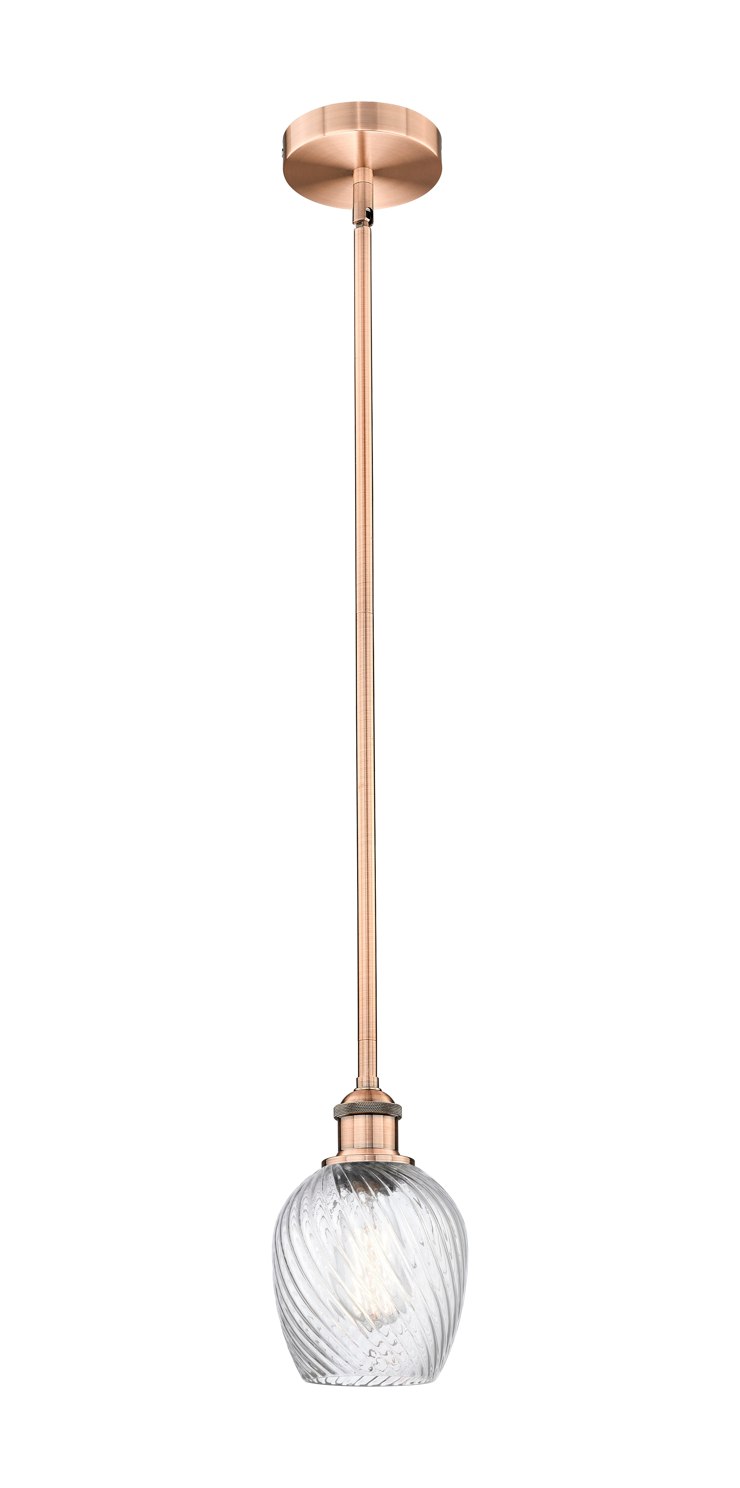 Edison Mini Pendant Antique Brass Steel
