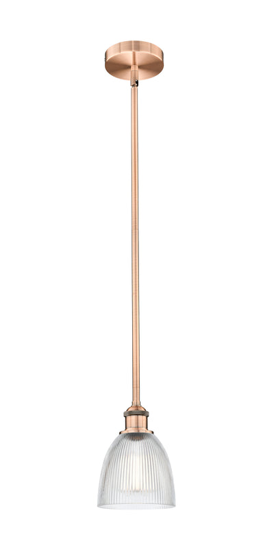 Edison Mini Pendant Antique Brass 6 Inch