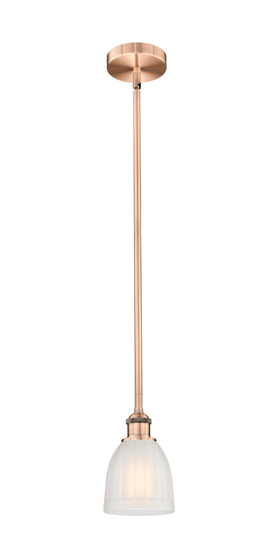 Edison Mini Pendant Cast Brass Antique