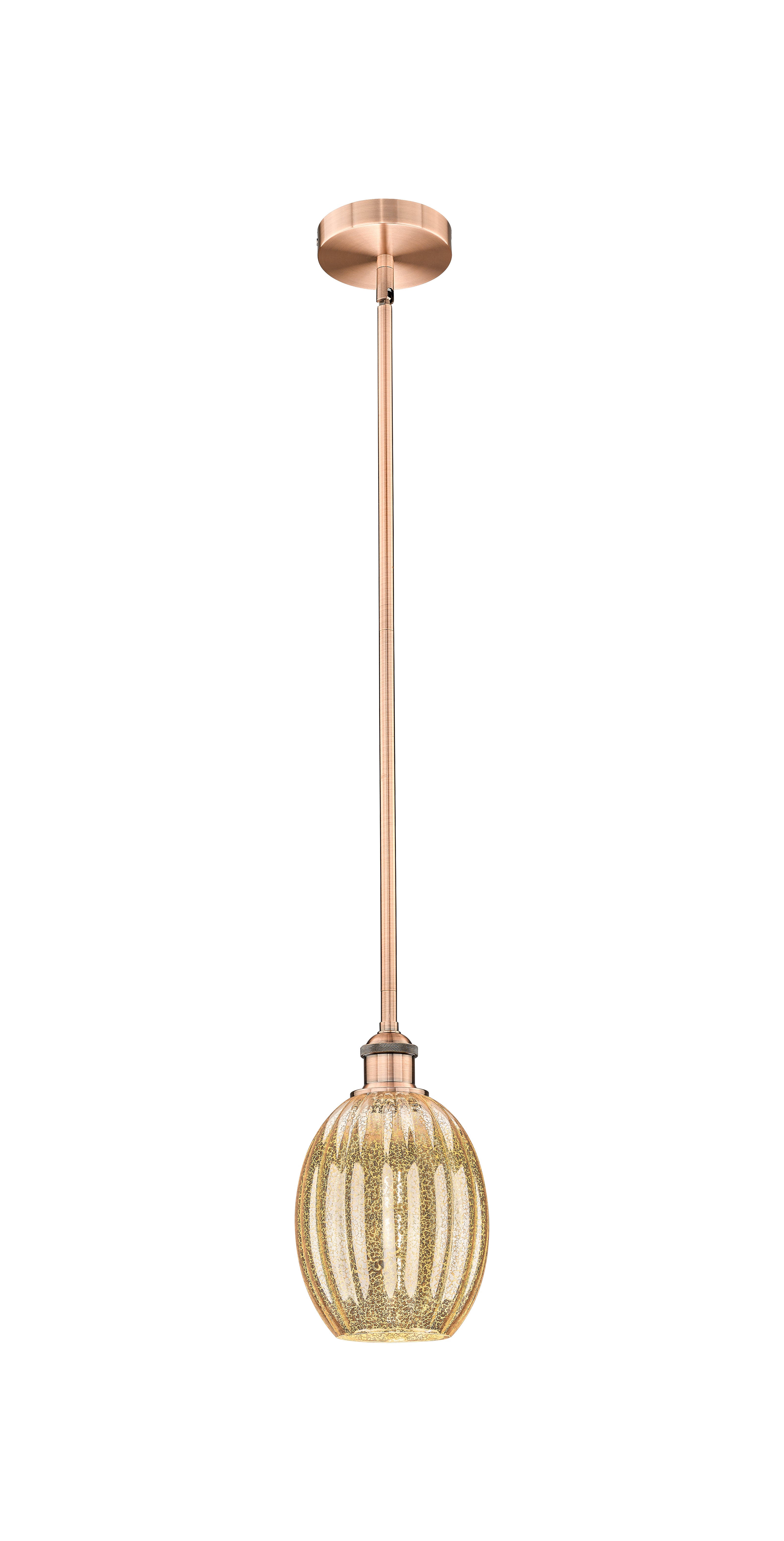 Edison Mini Pendant Antique Brass Dimmable