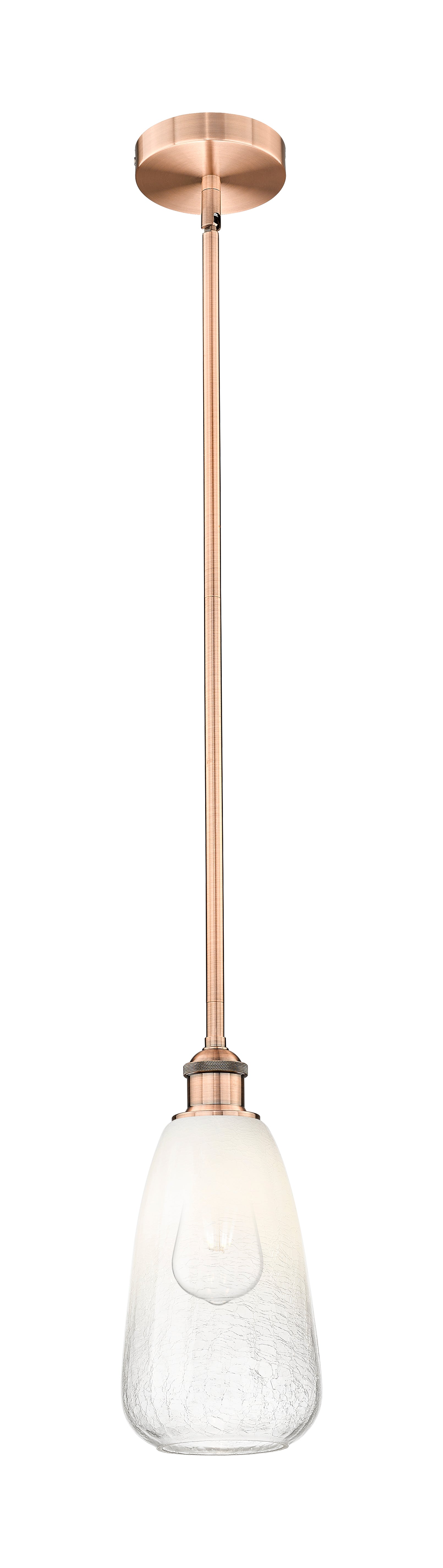 Edison Mini Pendant Antique Brass 6 Inch