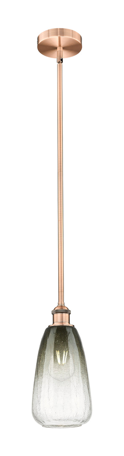 Edison Mini Pendant Antique Brass 6 Inch