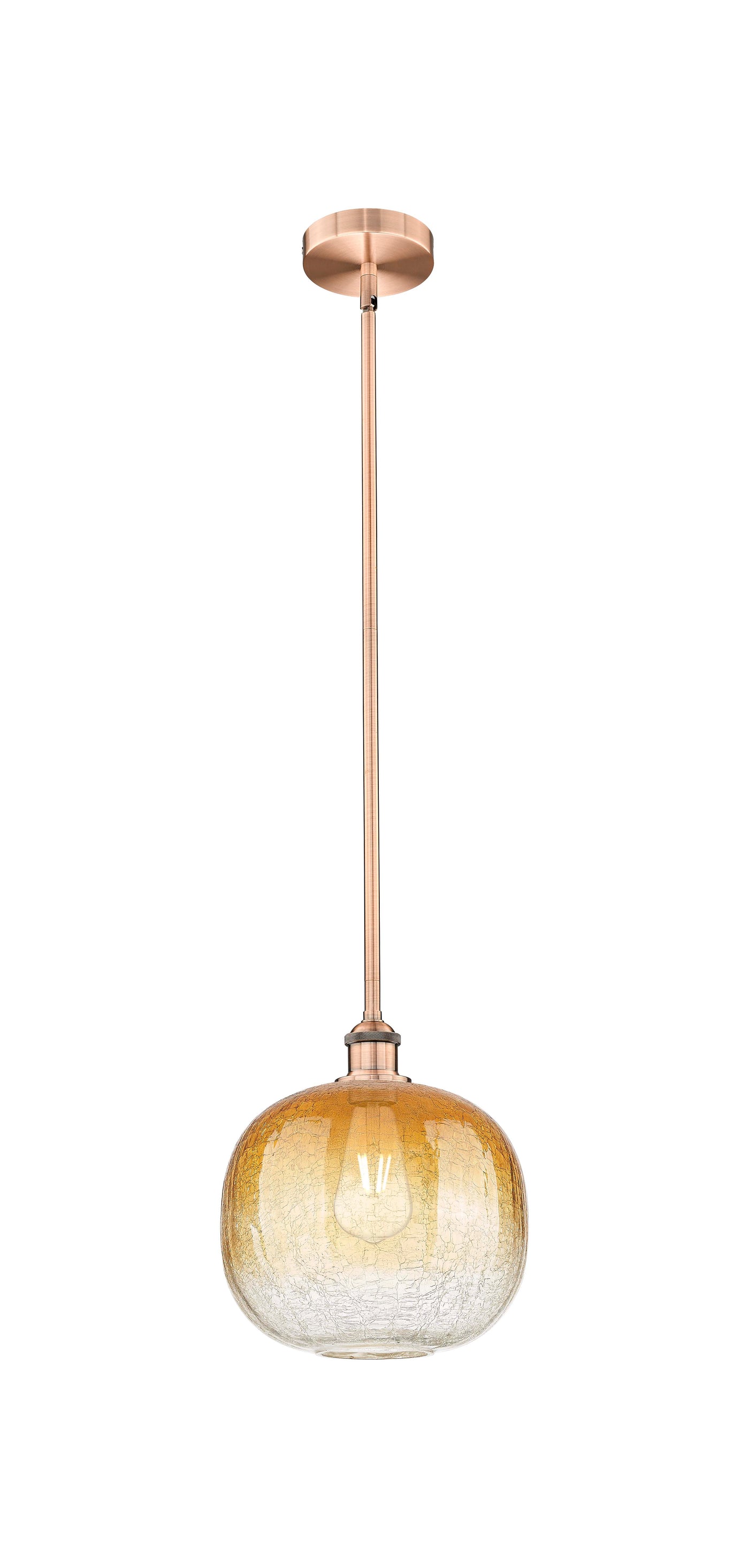 Edison Mini Pendant Antique Brass Cast