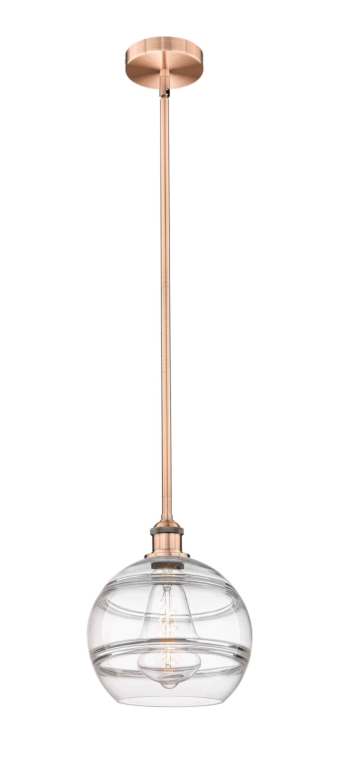 Edison Mini Pendant Antique Brass Finish