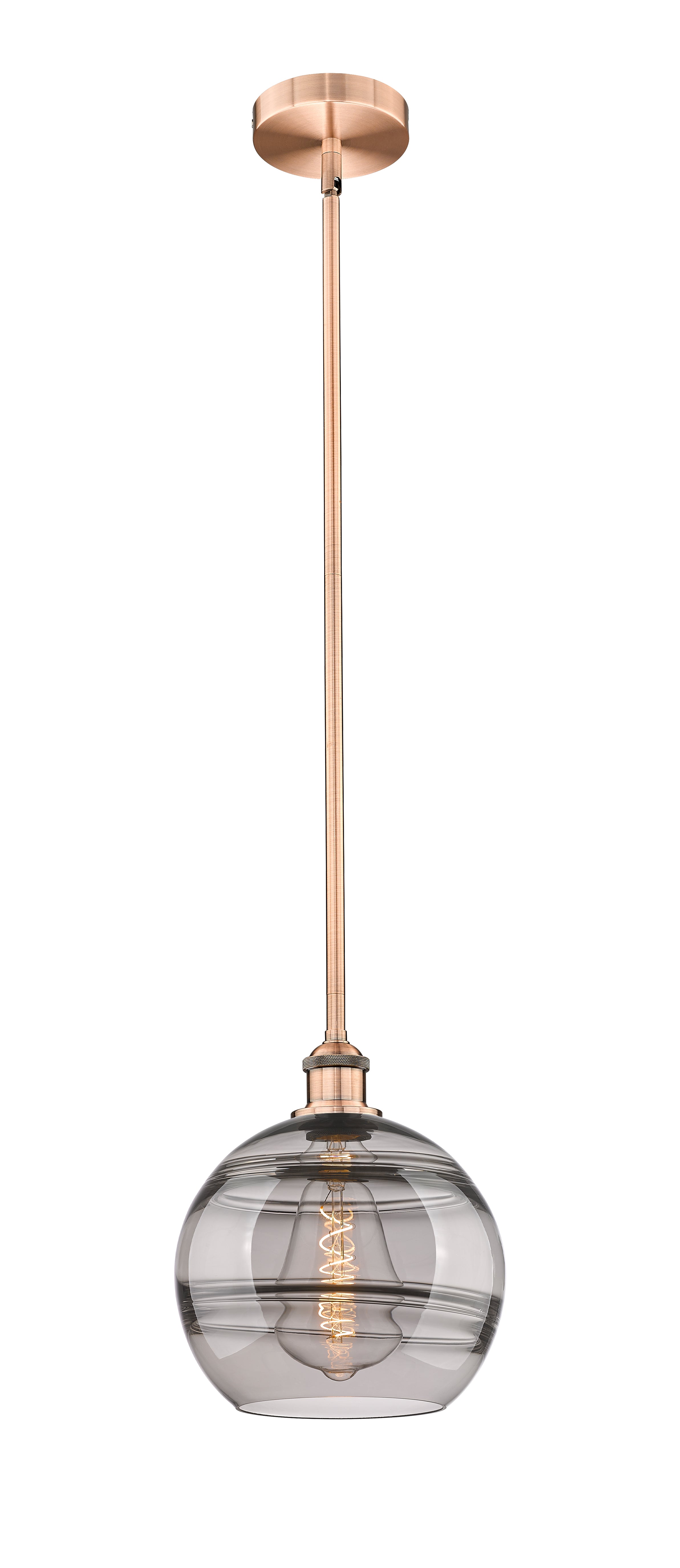 Edison Mini Pendant Antique Brass Finish