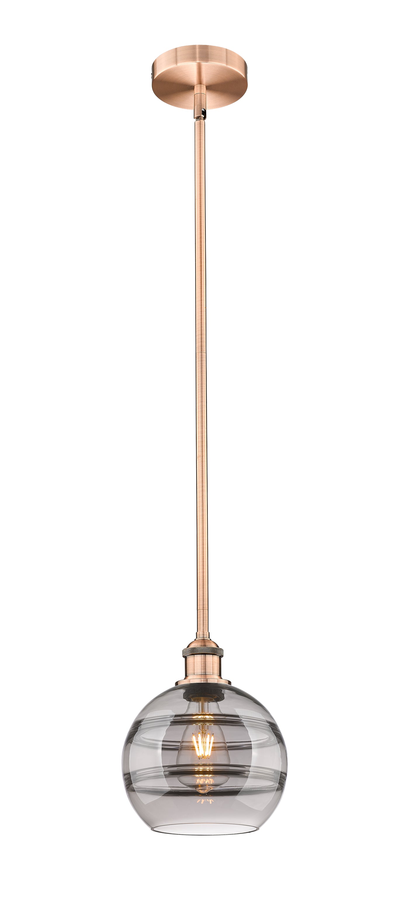 Edison Mini Pendant Antique Brass Finish