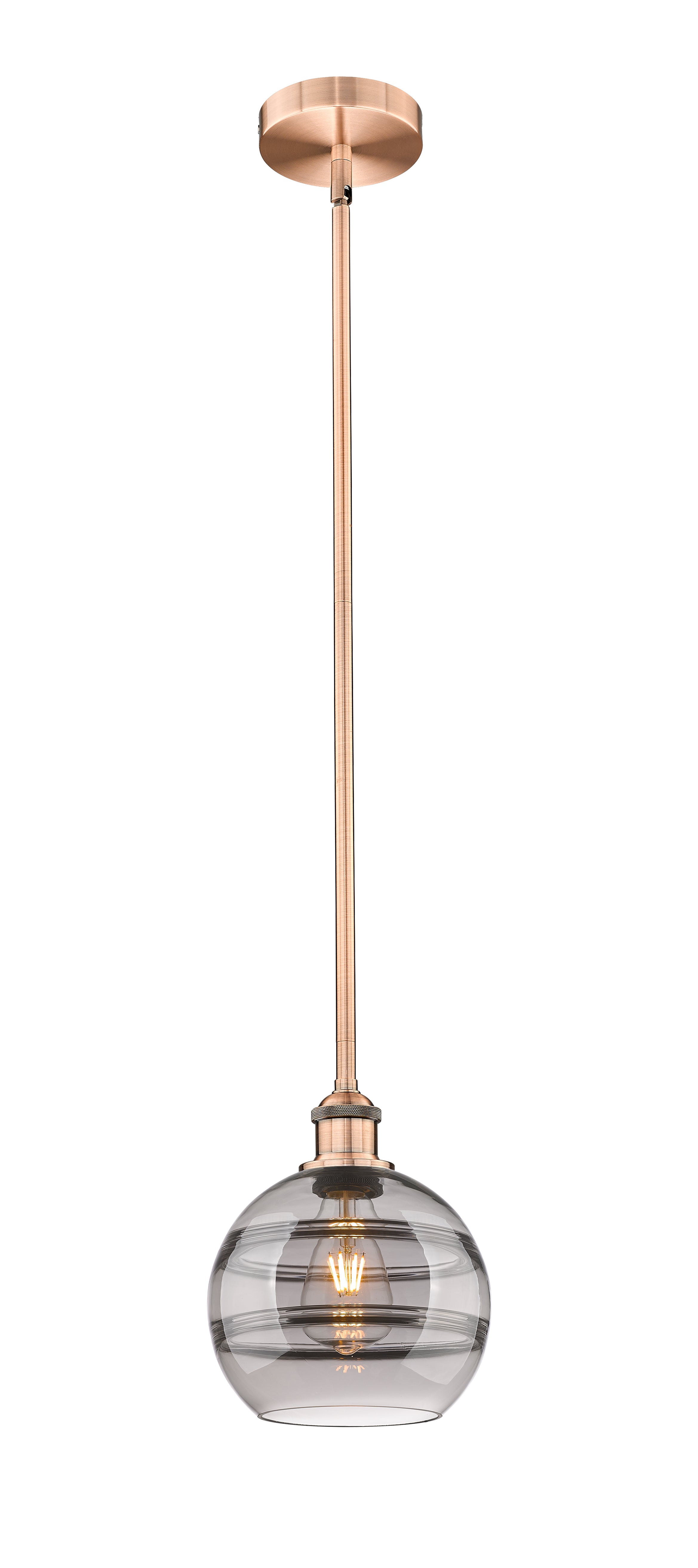 Edison Mini Pendant Antique Brass Finish