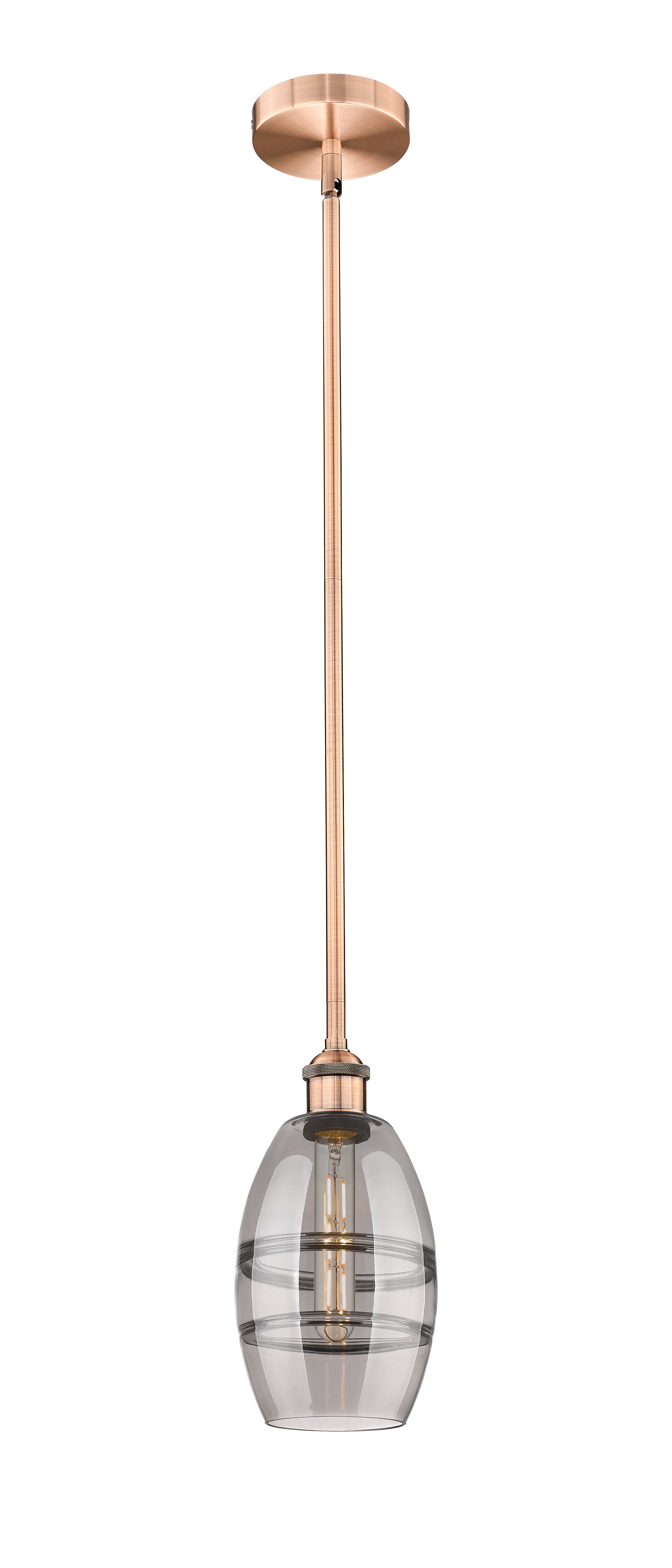 Edison Mini Pendant Antique Brass Finish