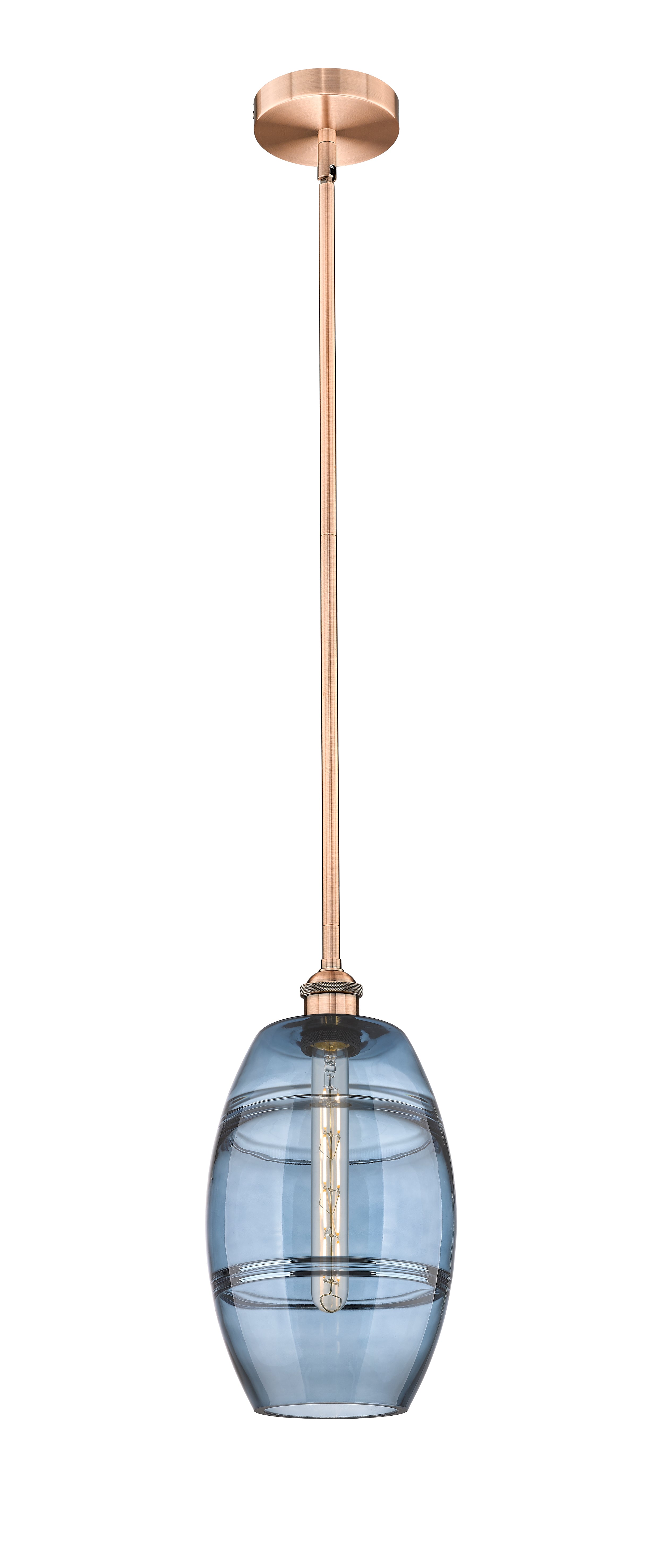 Edison Mini Pendant Antique Brass Finish