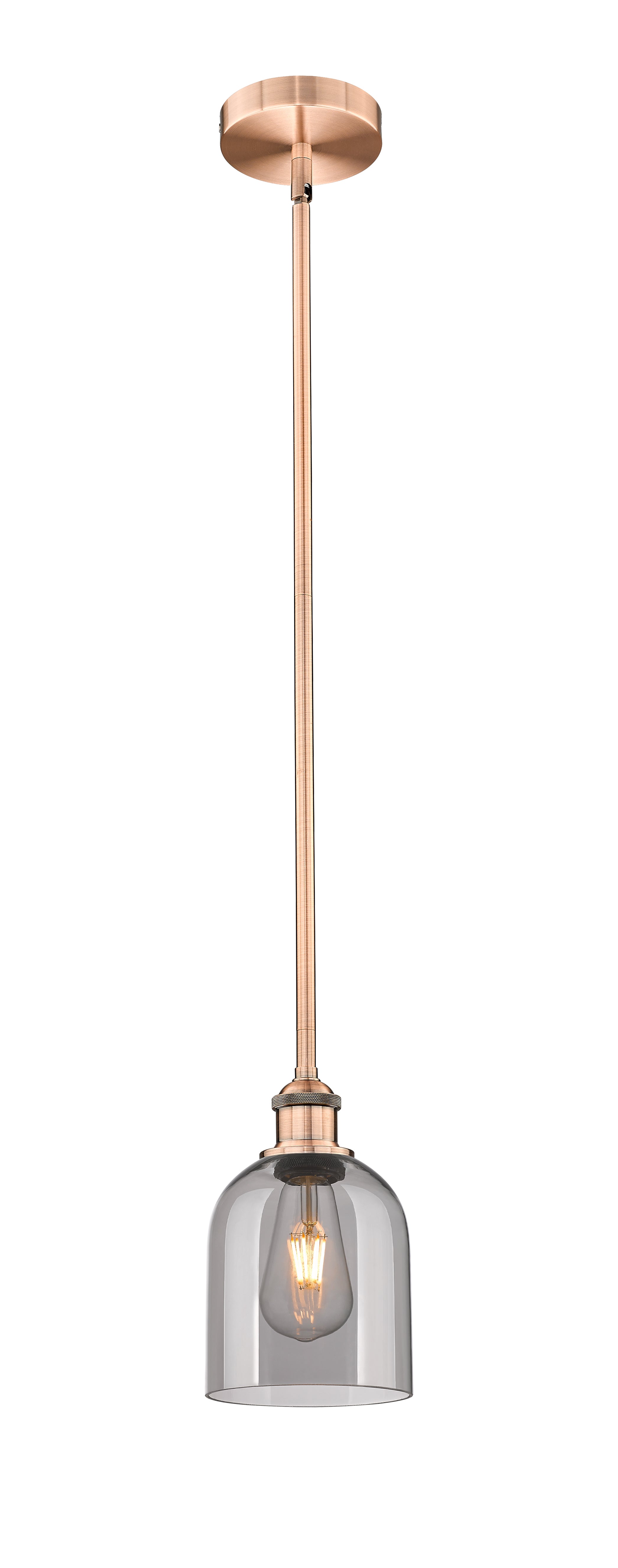 Edison Mini Pendant Antique Brass Finish