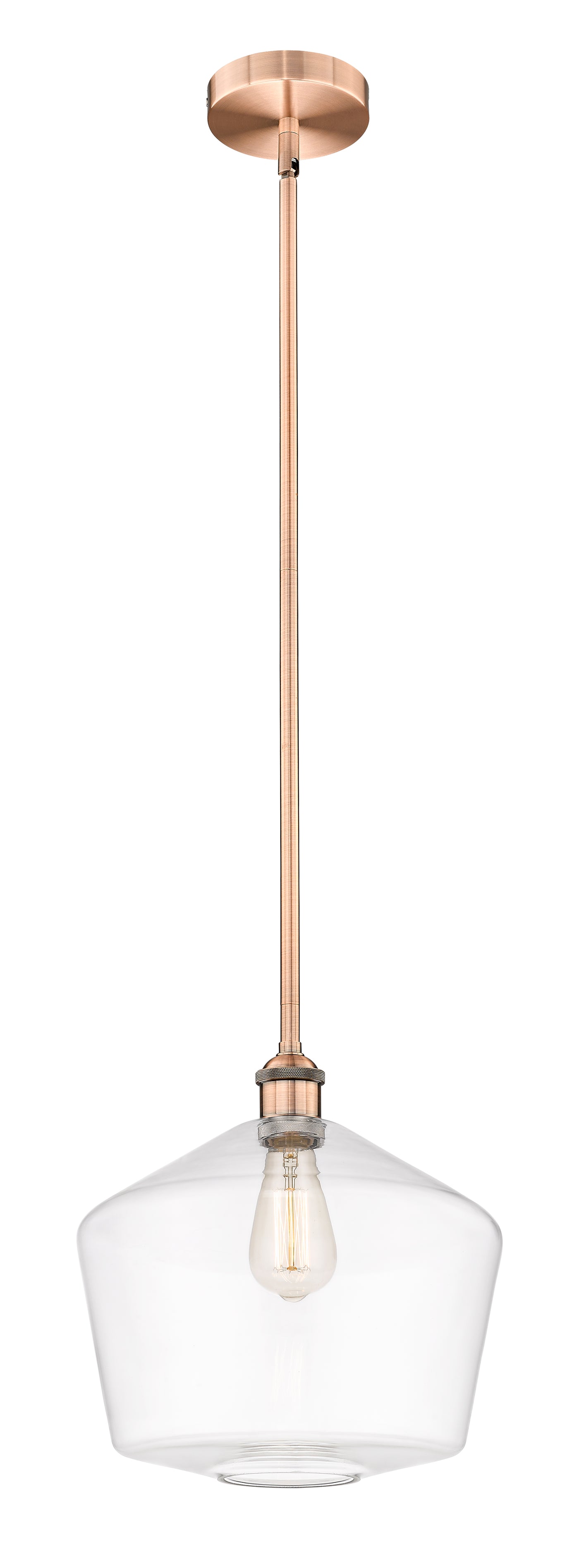 Edison Mini Pendant Antique Brass Finish