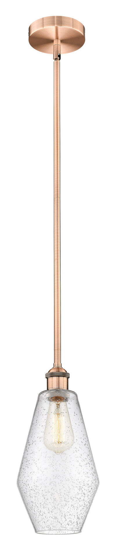 Edison Mini Pendant Antique Brass Finish