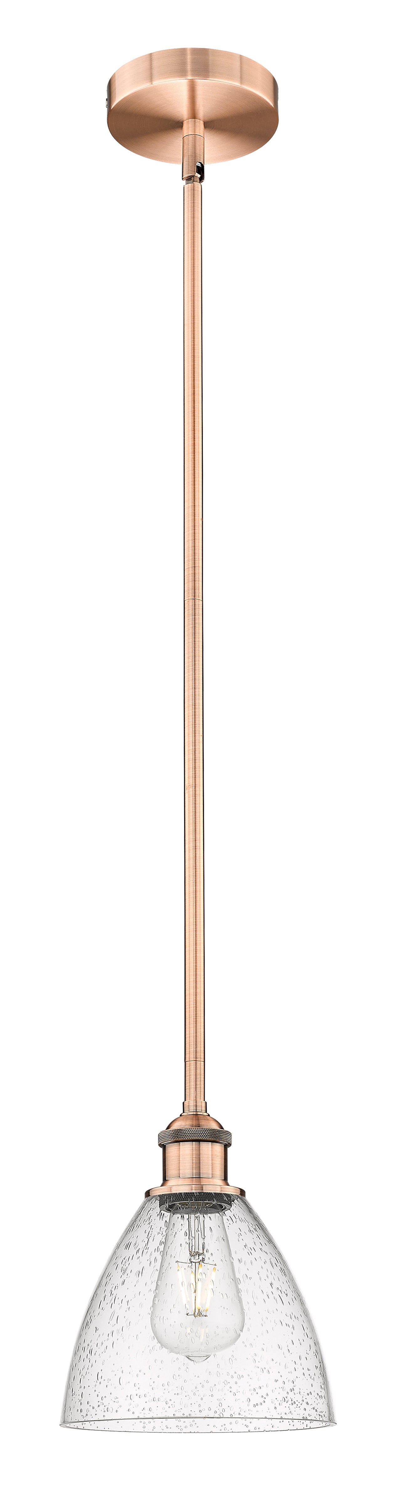 Edison Mini Pendant Antique Brass Finish