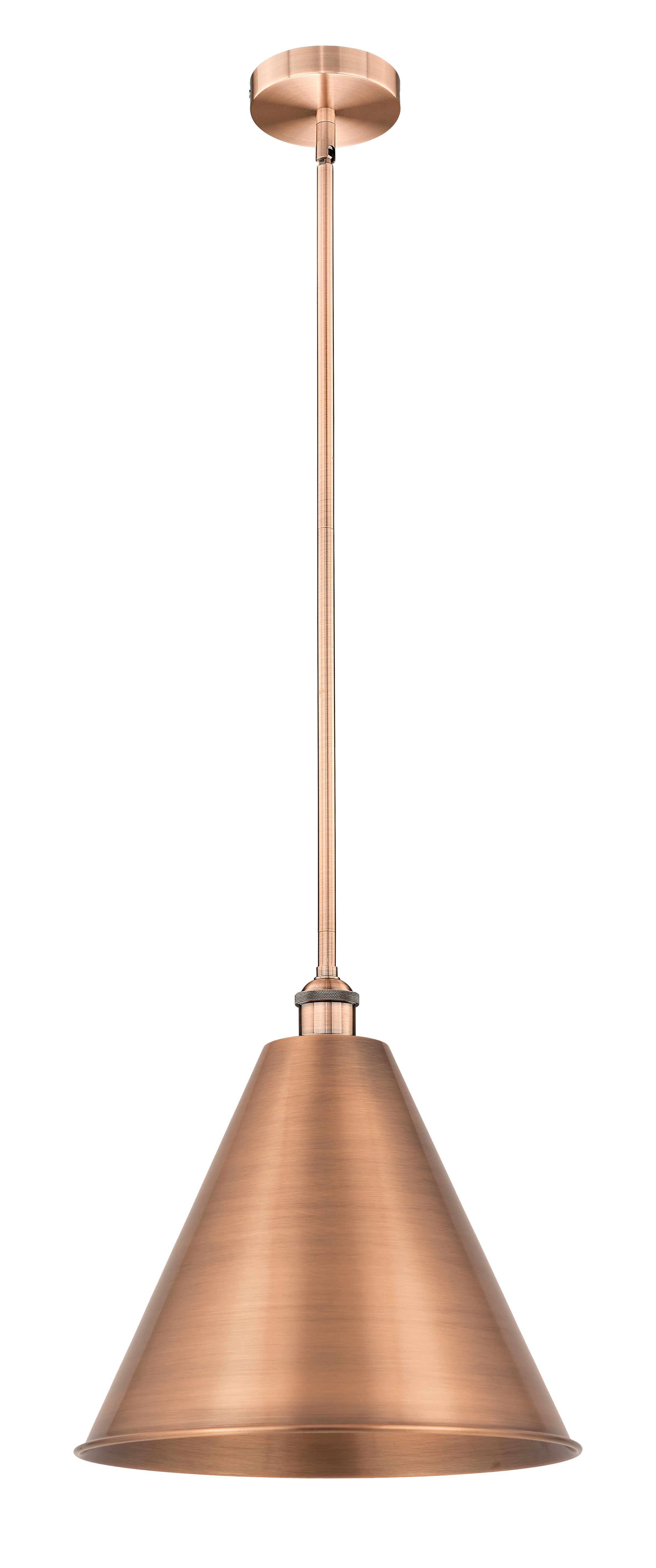 Edison Mini Pendant Antique Brass 16 Inch