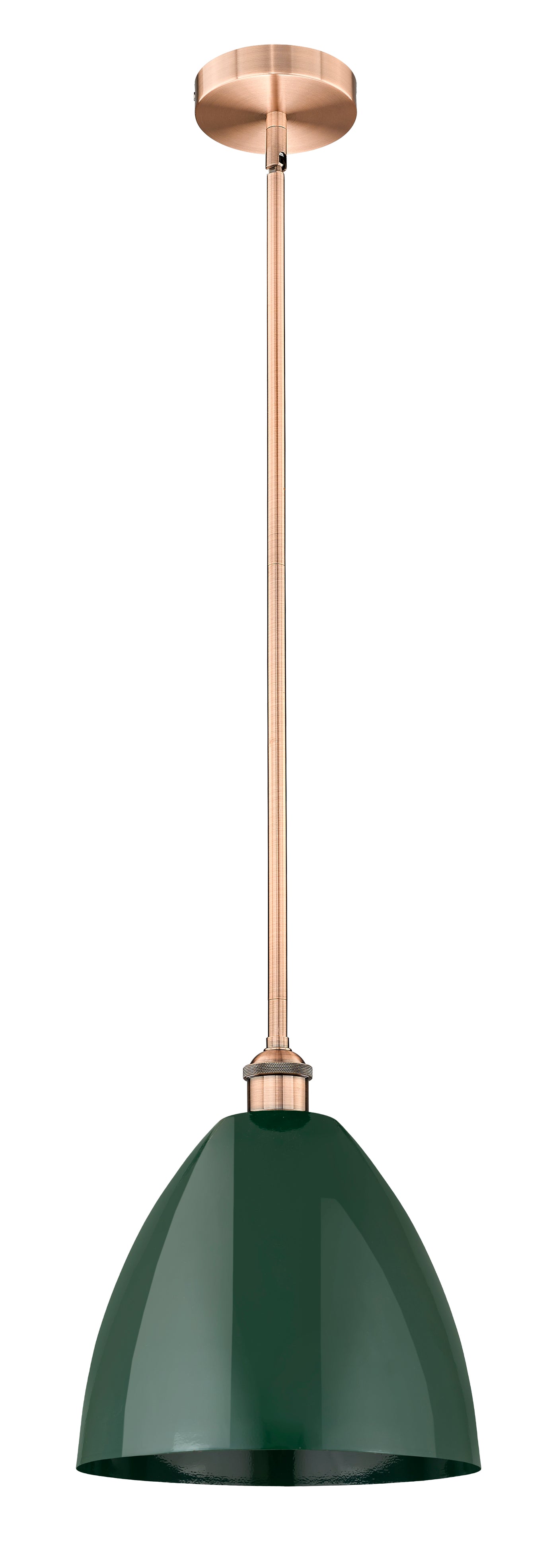 Edison Mini Pendant Cast Brass 12 Inch