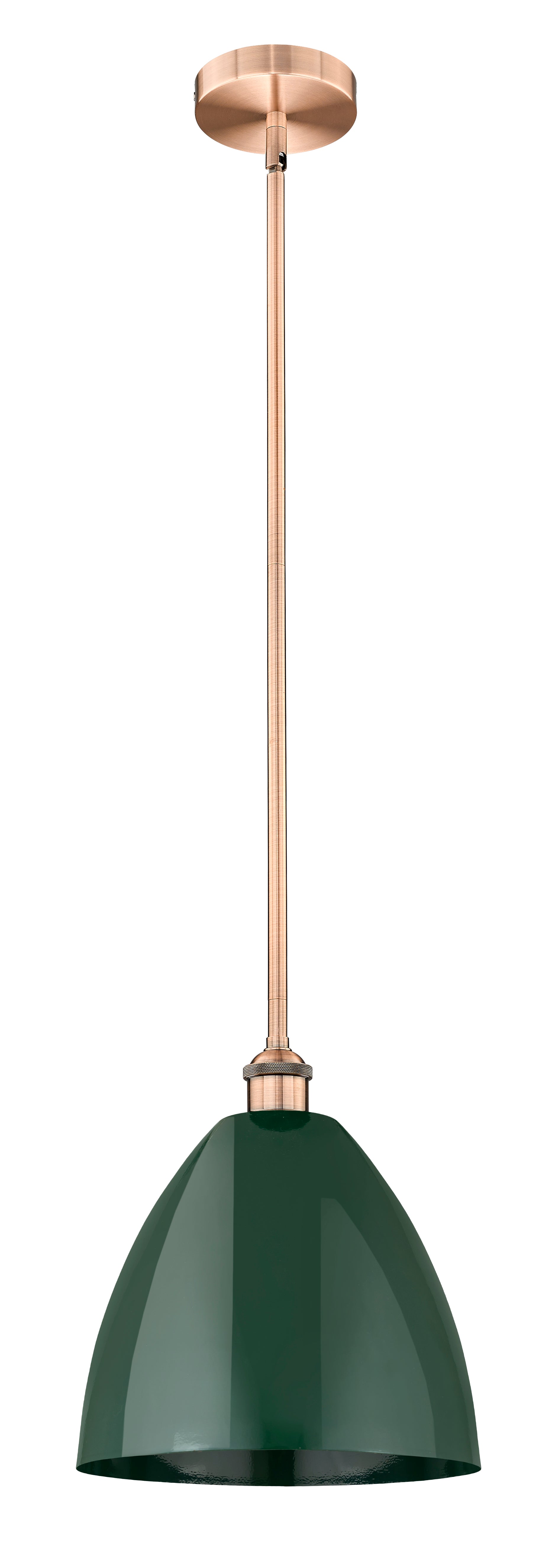 Edison Mini Pendant Cast Brass 12 Inch