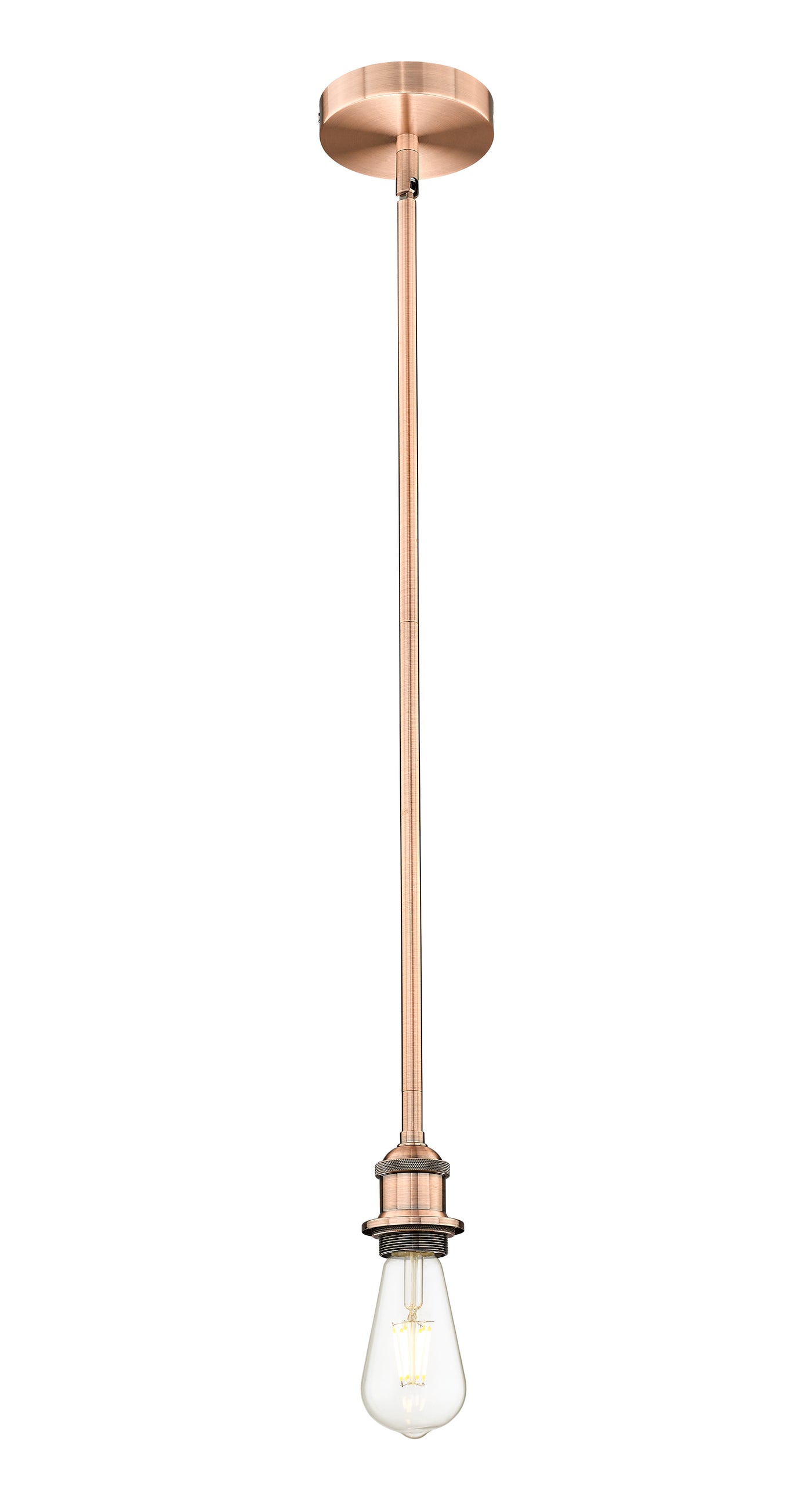 Edison Mini Pendant Antique Brass Steel